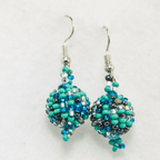 Shiva Seed Bead Earrings - Guatemala Jewelry La Vie Bien Shiva Seed Bead Earrings - Guatemala