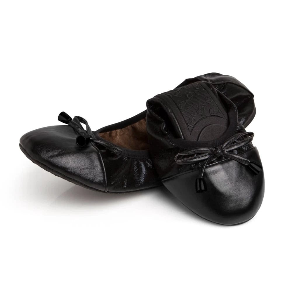 Premium Black Flats by Talaria Flats