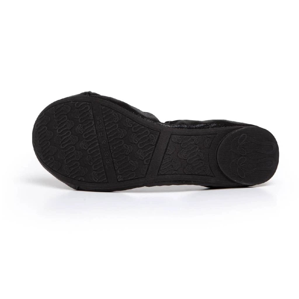 Premium Black Flats by Talaria Flats