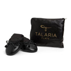 Premium Black Flats by Talaria Flats