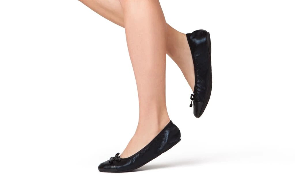 Premium Black Flats by Talaria Flats