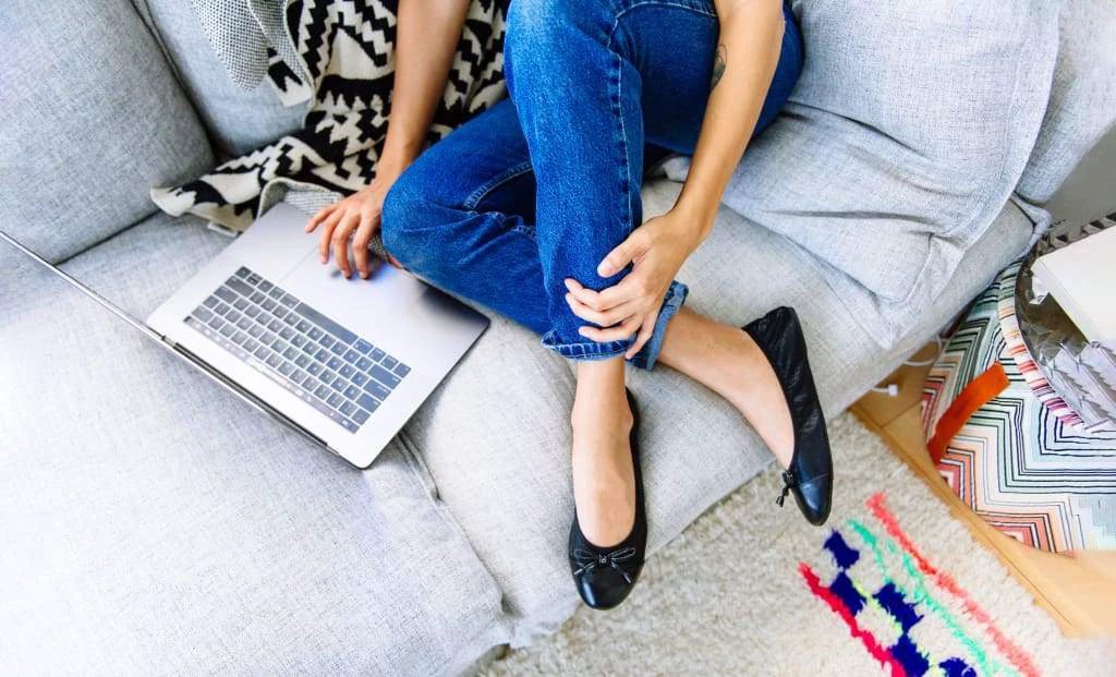 Premium Black Flats by Talaria Flats