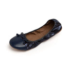Premium Navy Blue Flats by Talaria Flats