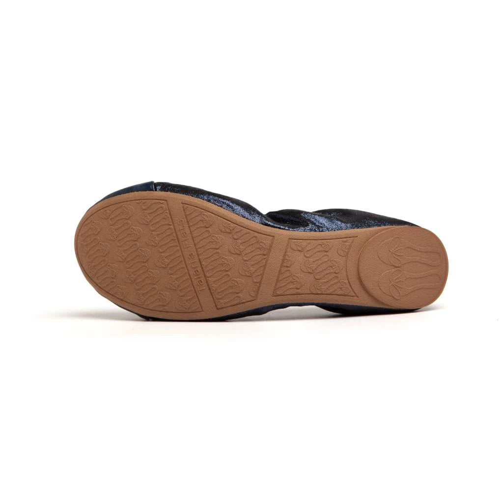 Premium Navy Blue Flats by Talaria Flats