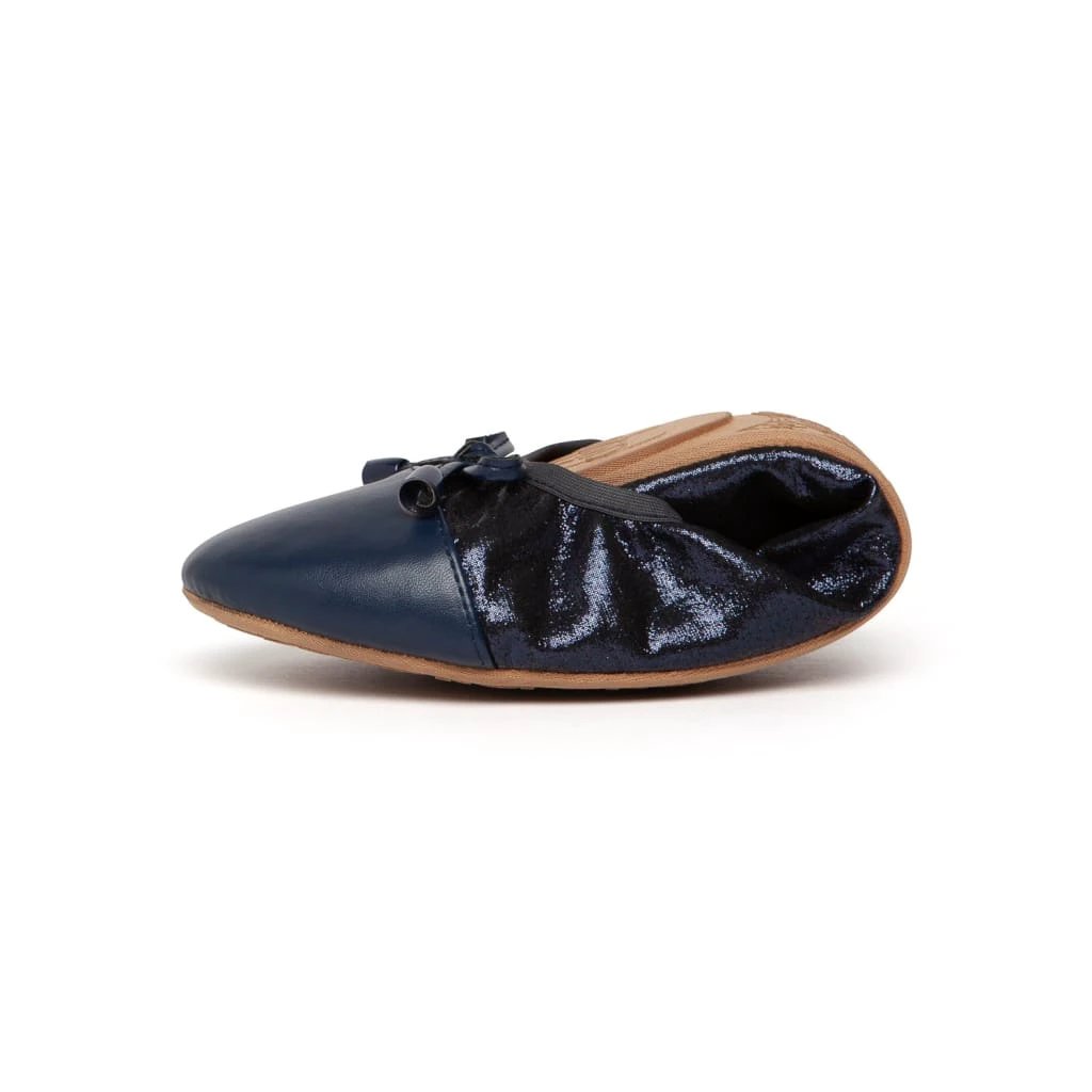 Premium Navy Blue Flats by Talaria Flats