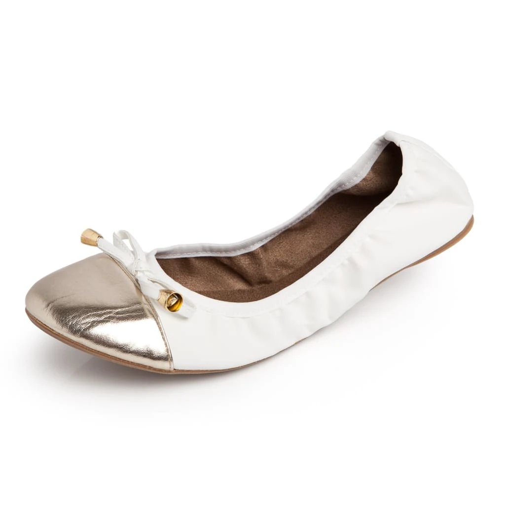 Premium White Flats by Talaria Flats