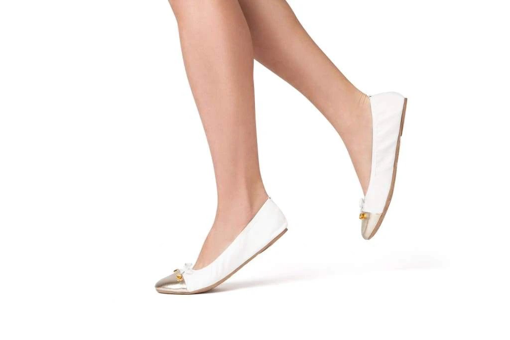 Premium White Flats by Talaria Flats