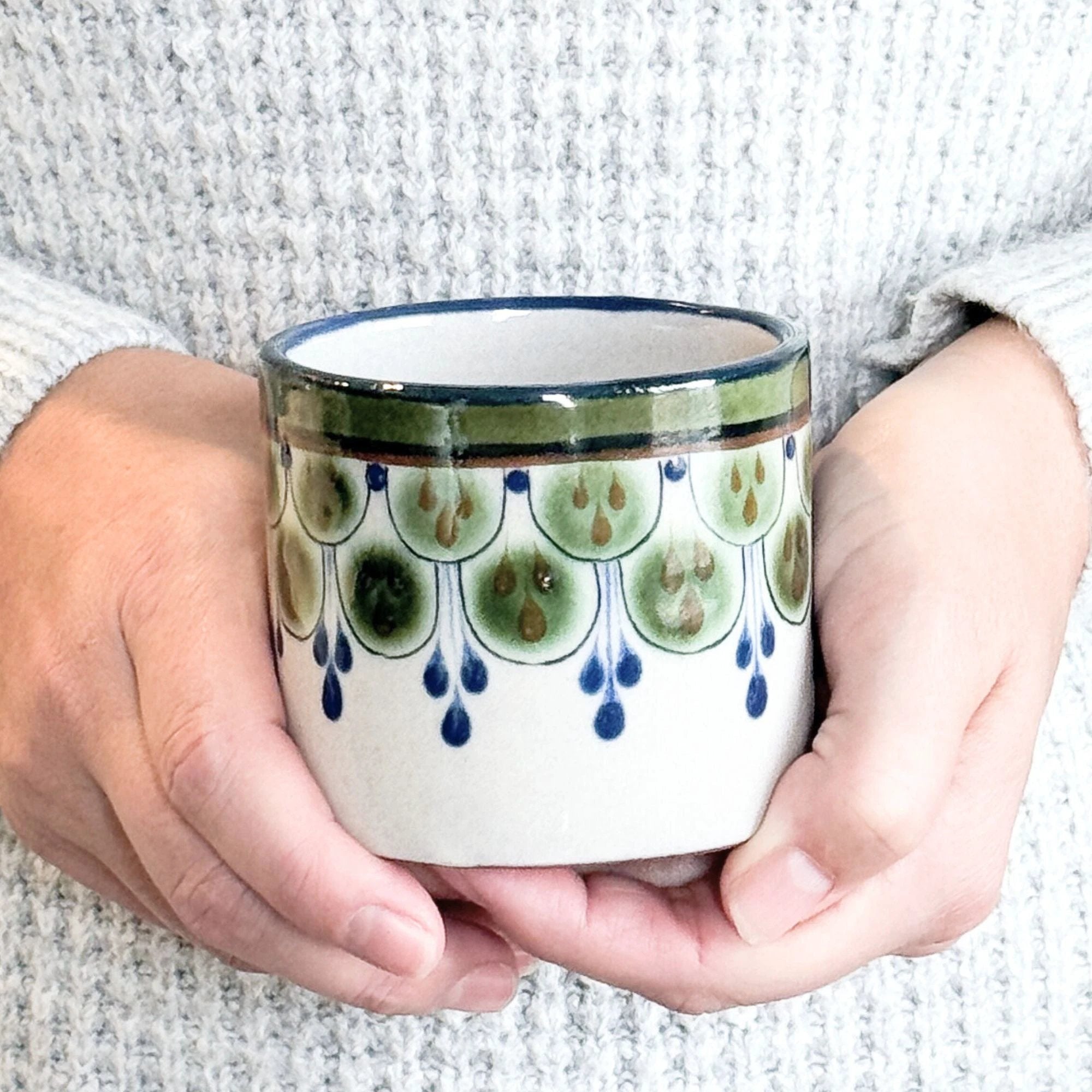 Short Guatemalan Stoneware Cup by Upavim Crafts