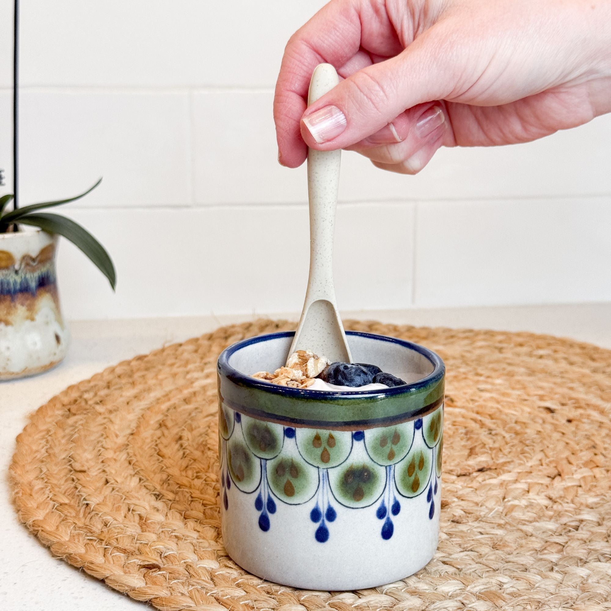 Short Guatemalan Stoneware Cup Kitchen-Ceramics La Vie Bien Short Guatemalan Stoneware Cup