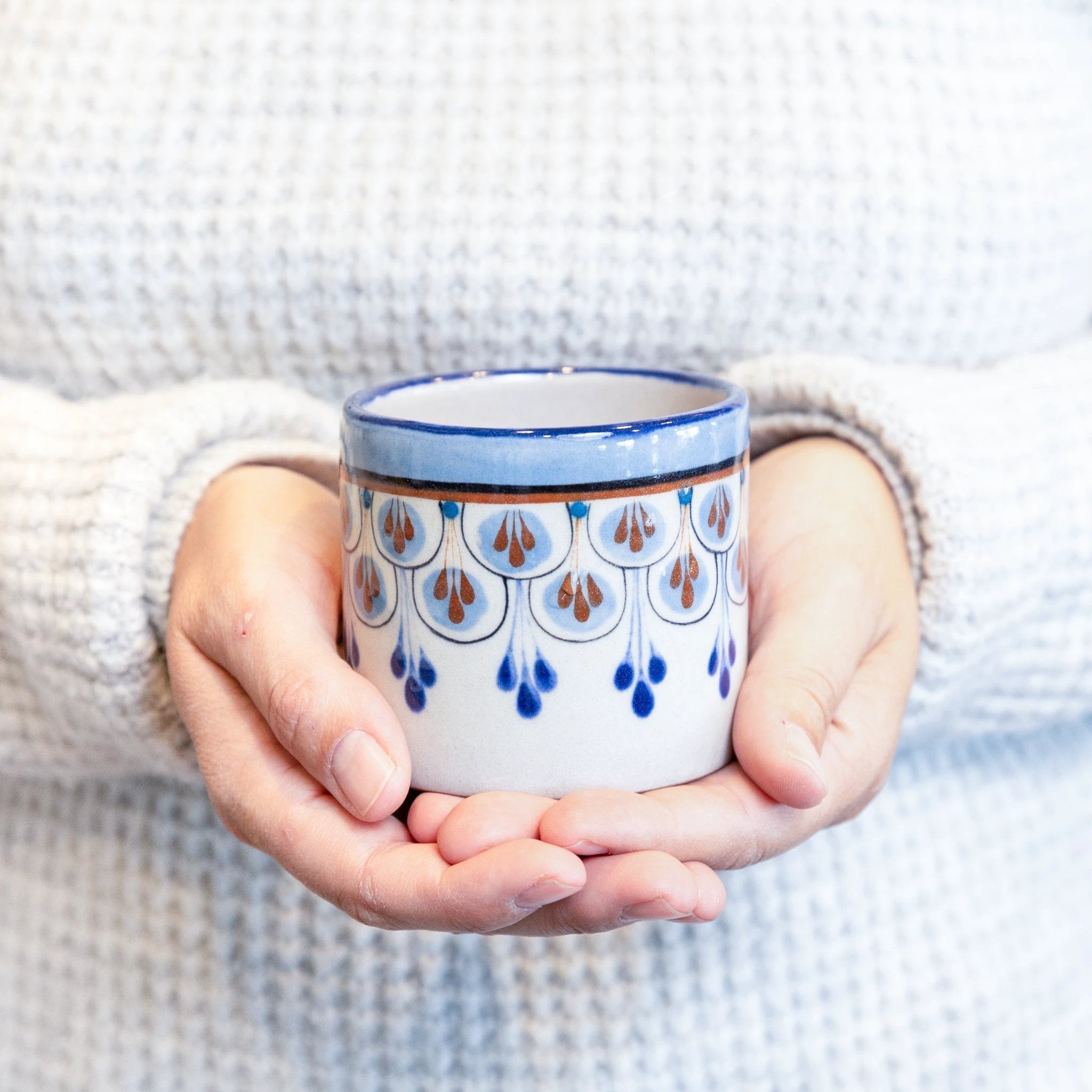 Short Guatemalan Stoneware Cup by Upavim Crafts