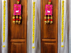 Shubh Labh & Pichwai Gota Hanging, Set of 2 Festive Decor La Vie Bien Shubh Labh & Pichwai Gota Hanging, Set of 2