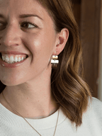 Shuffle Mixed Metal Earrings