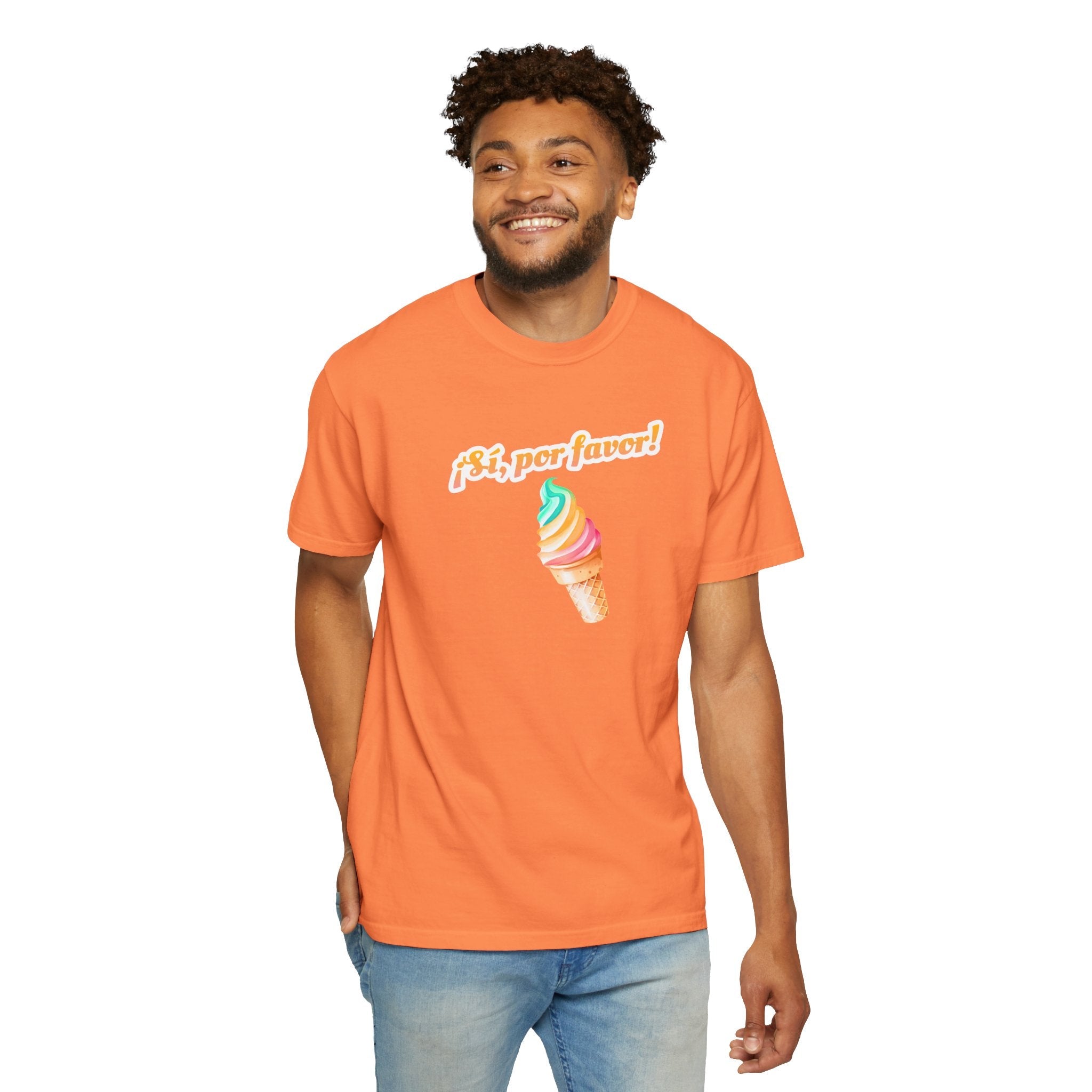 Si, por favor! Ice Cream Cone Graphic Adult Tee, Retro Soft-Serve Shirt T-Shirt La Vie Bien Si, por favor! Ice Cream Cone Graphic Adult Tee, Retro Soft-Serve Shirt
