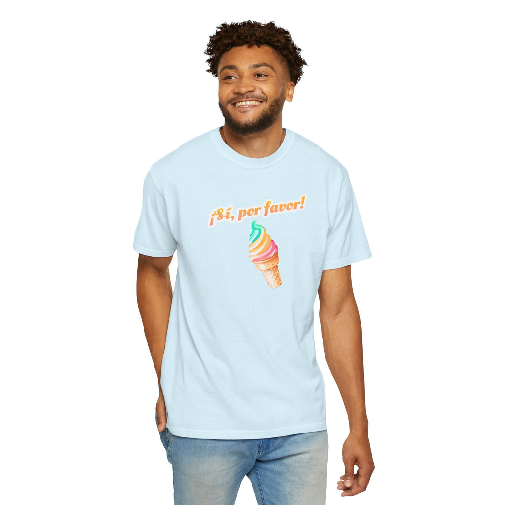 Si, por favor! Ice Cream Cone Graphic Adult Tee, Retro Soft-Serve Shirt T-Shirt La Vie Bien Si, por favor! Ice Cream Cone Graphic Adult Tee, Retro Soft-Serve Shirt