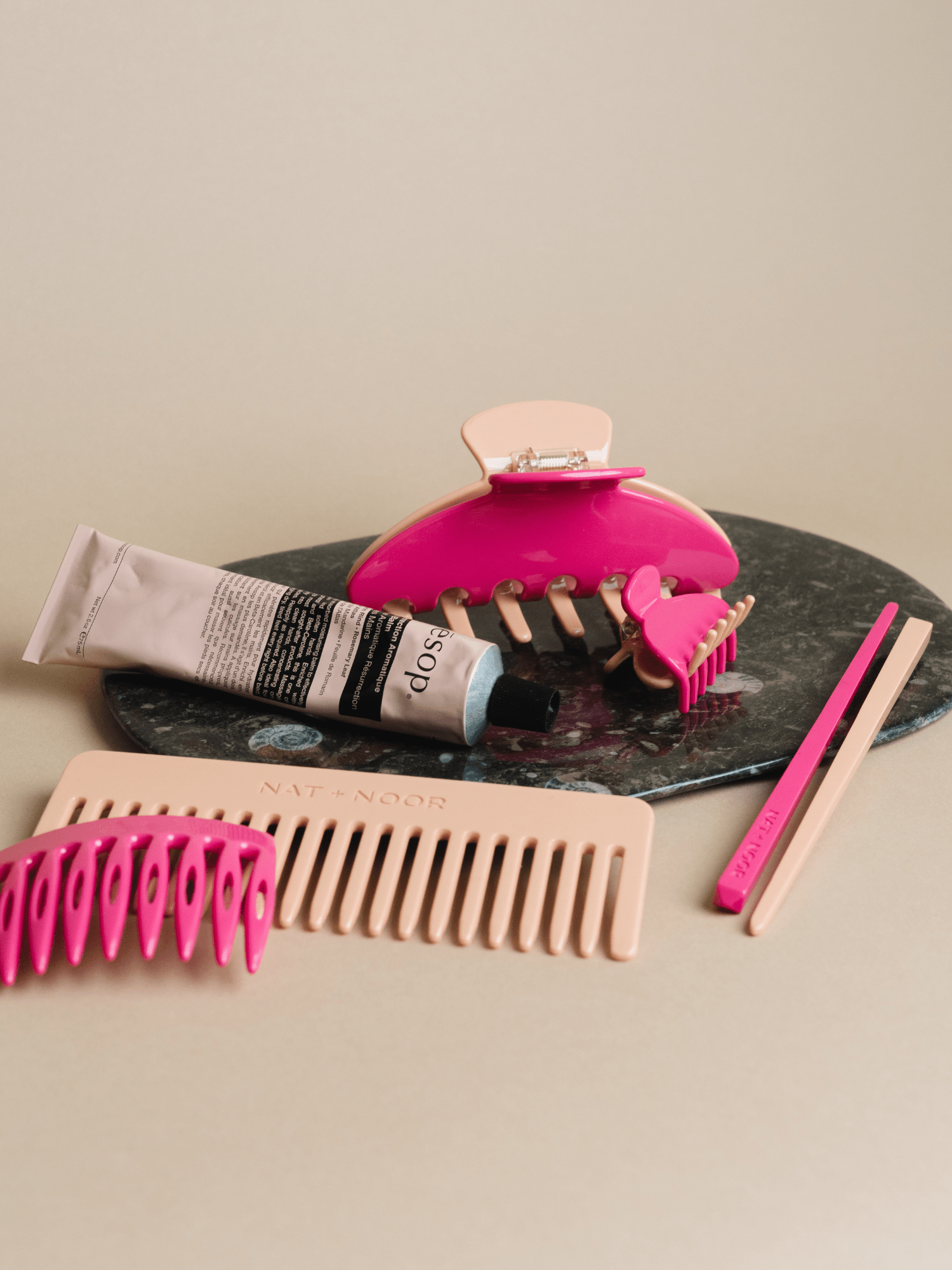 Side Hair Comb - Radish