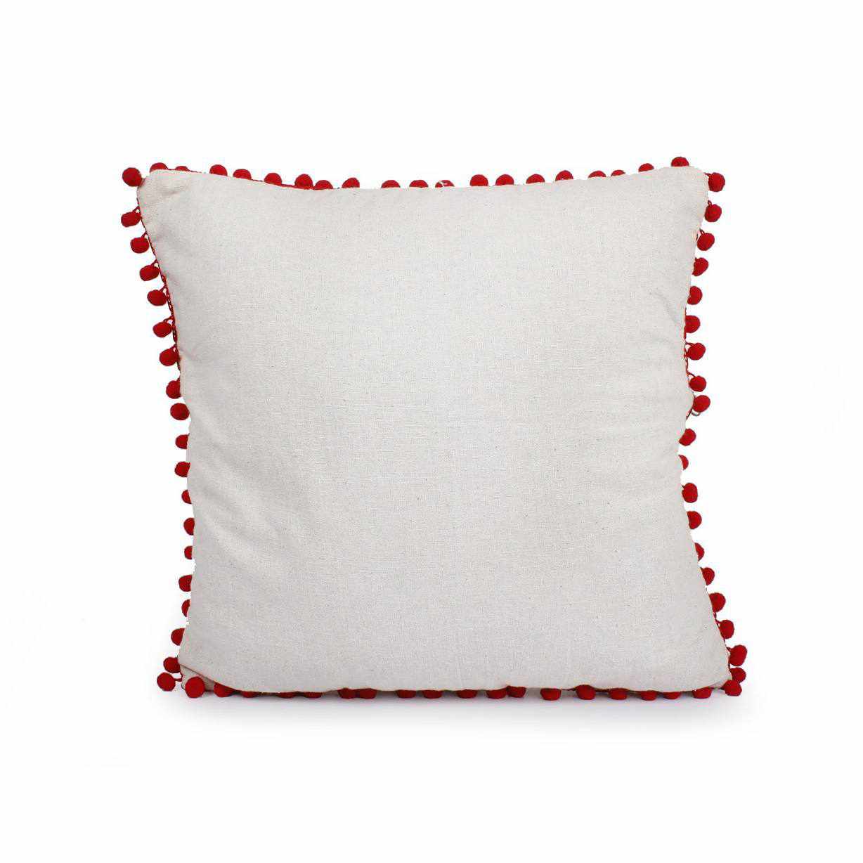 Sienna Pom Pom Pillow Cover - Thailand Decor La Vie Bien Sienna Pom Pom Pillow Cover - Thailand