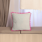 Sienna Pom Pom Pillow Cover - Thailand Decor La Vie Bien Sienna Pom Pom Pillow Cover - Thailand