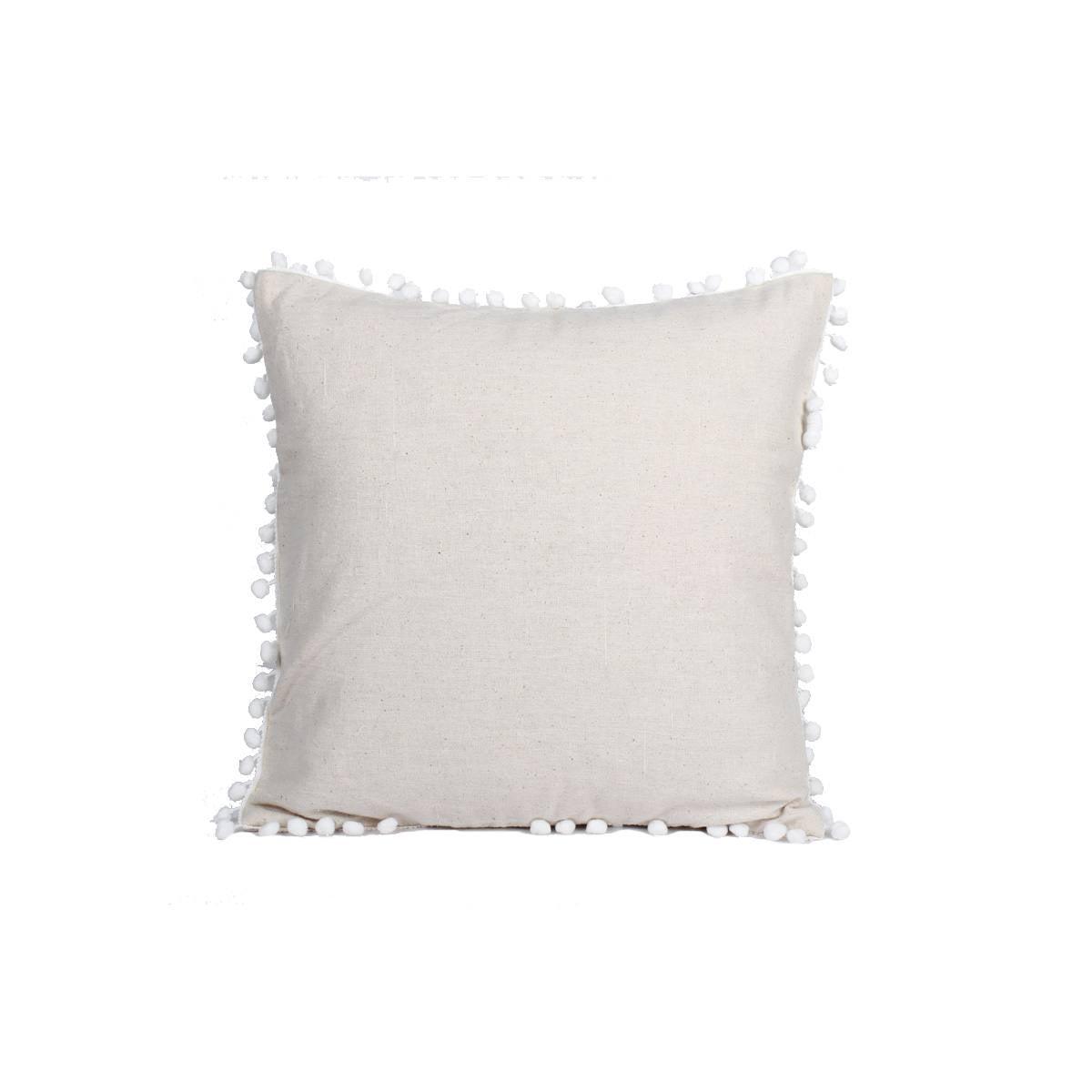Sienna Pom Pom Pillow Cover - Thailand Decor La Vie Bien Sienna Pom Pom Pillow Cover - Thailand