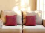 Silk Cushion or Pillow Cover with Full Sequence Design, Set of 2 Cushion Cover La Vie Bien Silk Cushion or Pillow Cover with Full Sequence Design, Set of 2