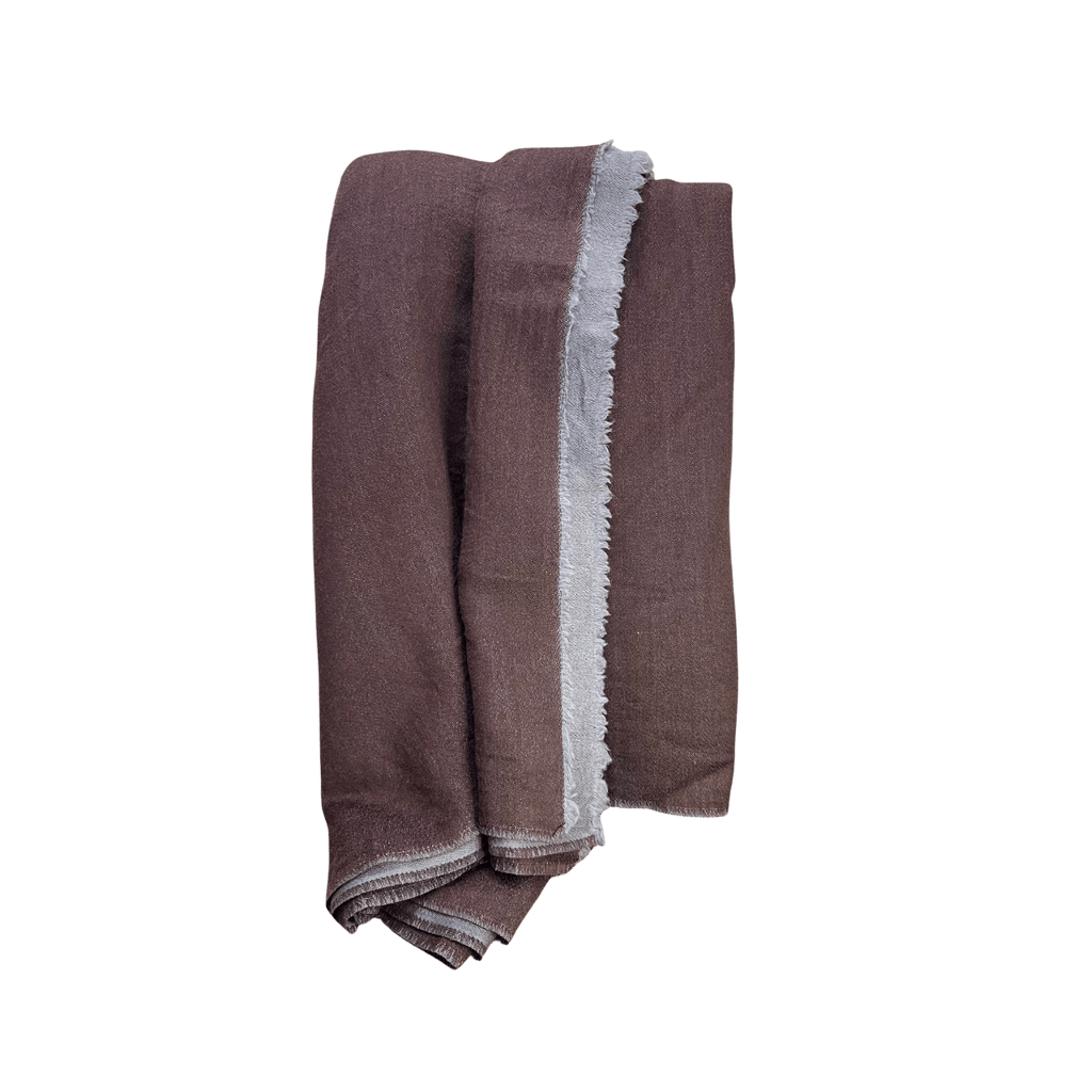 Silk Merino Throw Blanket - Charcoal