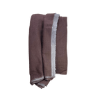Silk Merino Throw Blanket - Charcoal