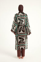 Silky Full Coverage Modest Kimono – Marina P2510 Brown Pareo La Vie Bien Silky Full Coverage Modest Kimono – Marina P2510 Brown