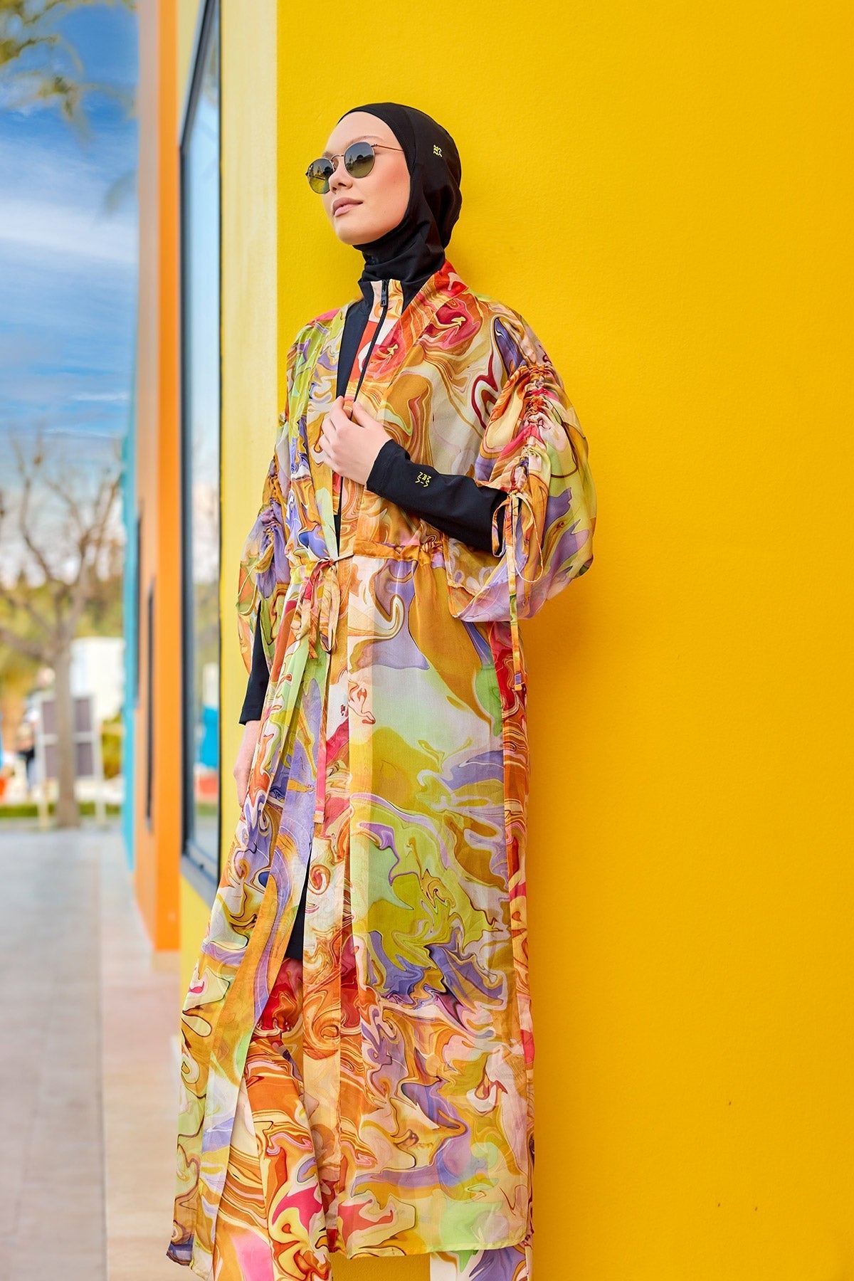 Silky Modest Full Coverage Kimono – Lightweight Elegant Beach Cover P2512 Pareo La Vie Bien Silky Modest Full Coverage Kimono – Lightweight Elegant Beach Cover P2512