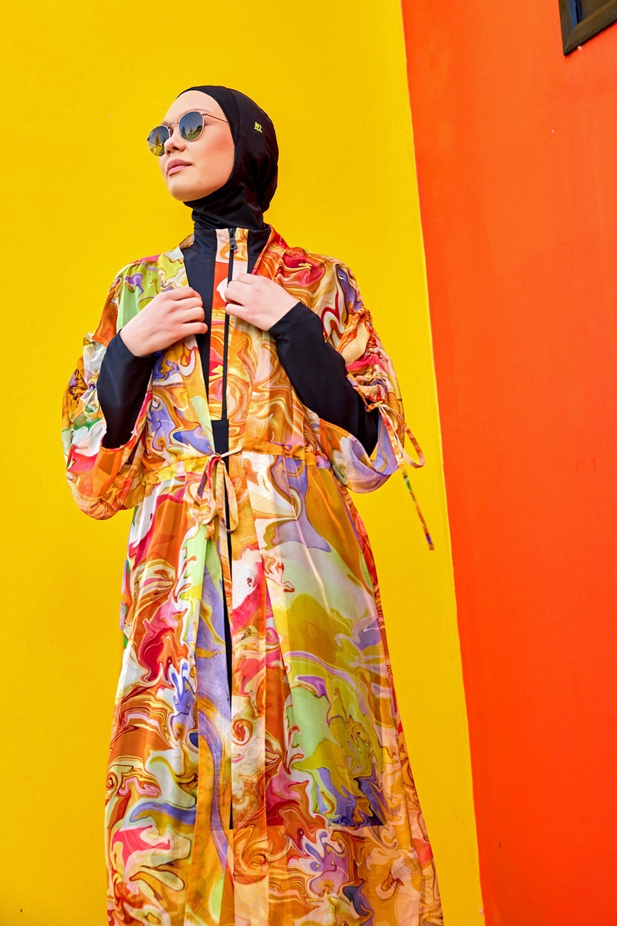 Silky Modest Full Coverage Kimono – Lightweight Elegant Beach Cover P2512 Pareo La Vie Bien Silky Modest Full Coverage Kimono – Lightweight Elegant Beach Cover P2512