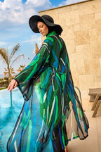 Silky Modest Full Coverage Kimono – Lightweight Elegant Swim Cover P2503-1 Pareo La Vie Bien Silky Modest Full Coverage Kimono – Lightweight Elegant Swim Cover P2503-1