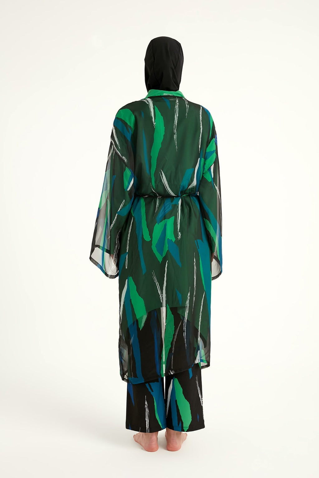 Silky Modest Full Coverage Kimono – Lightweight Elegant Swim Cover P2503-1 Pareo La Vie Bien Silky Modest Full Coverage Kimono – Lightweight Elegant Swim Cover P2503-1