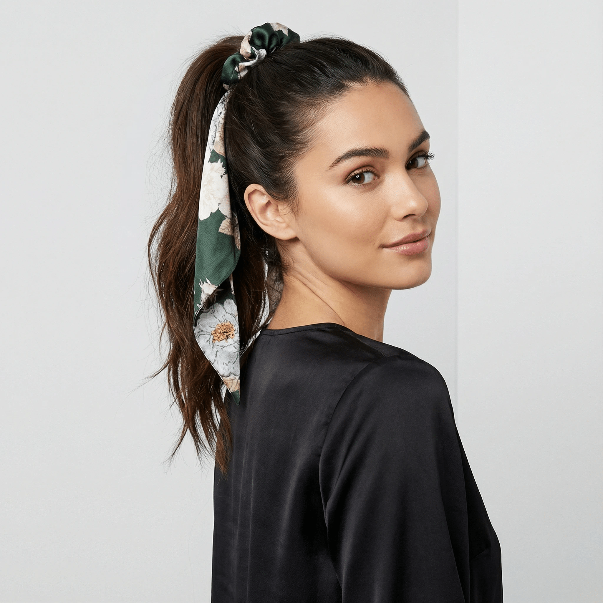 Silky Scarf Pony Holder (13 Color Options) | Scrunchie Hair Accessories by The Bullish Store