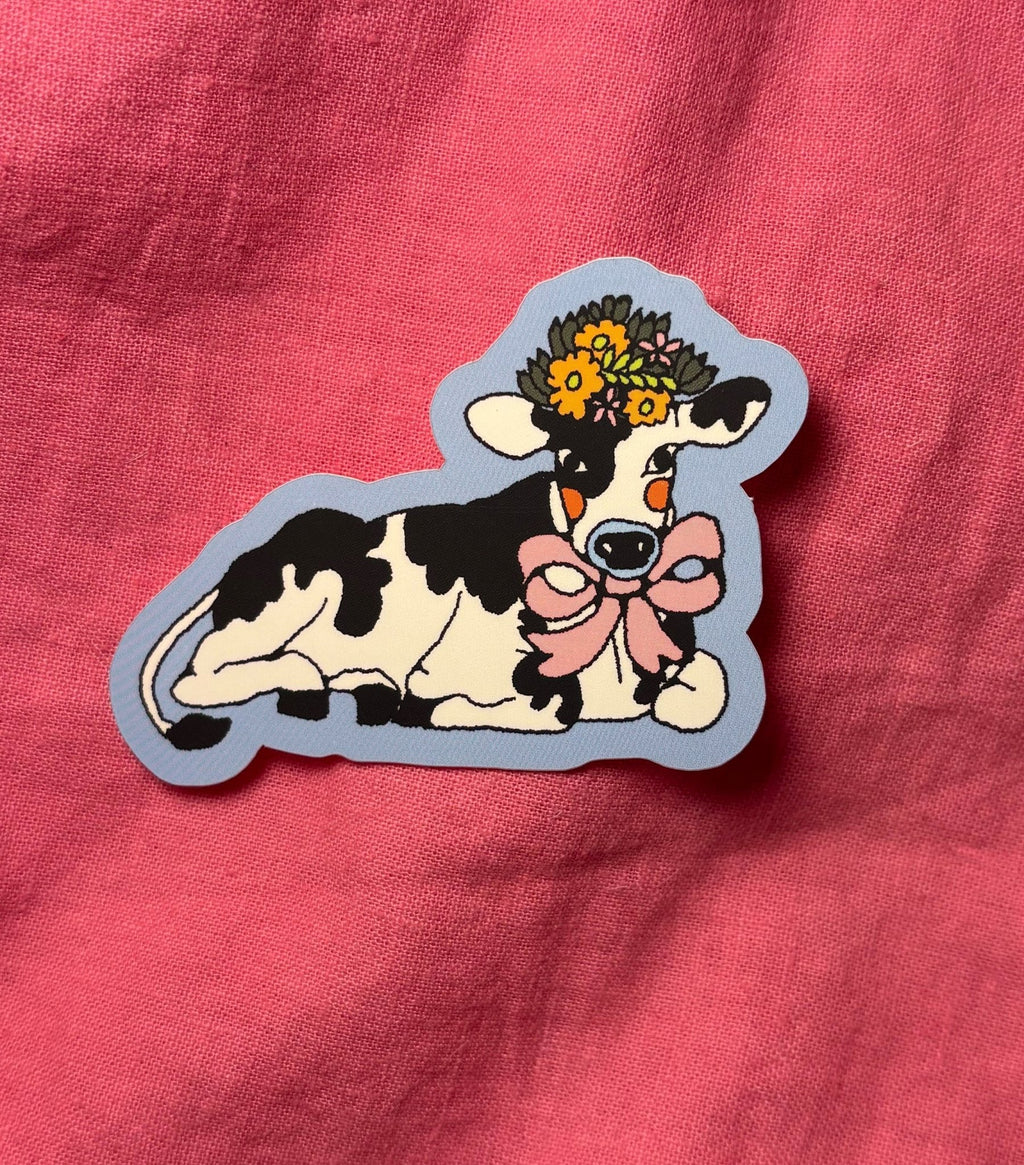 Silly Cow Sticker Stickers La Vie Bien Silly Cow Sticker