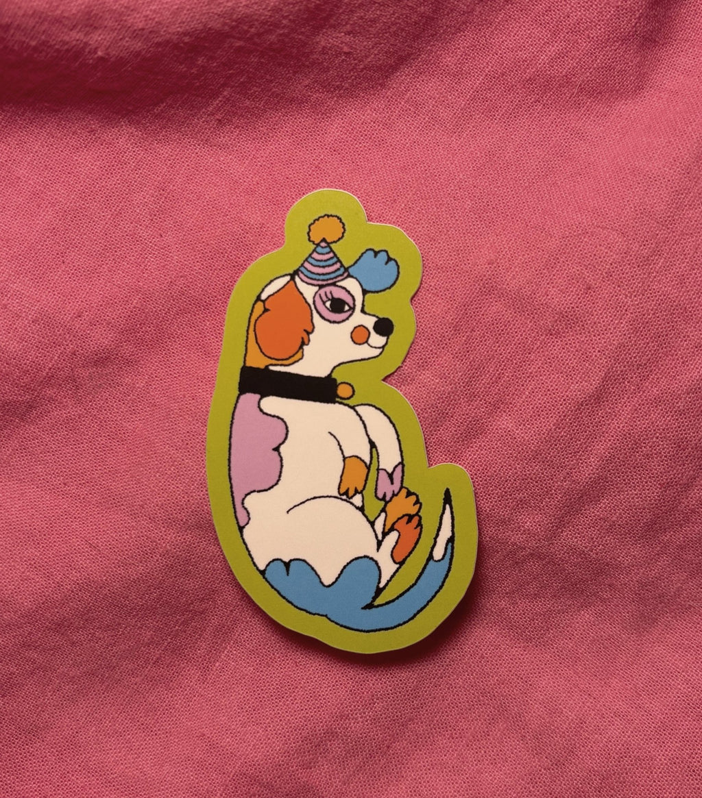 Silly Dog Sticker Stickers La Vie Bien Silly Dog Sticker