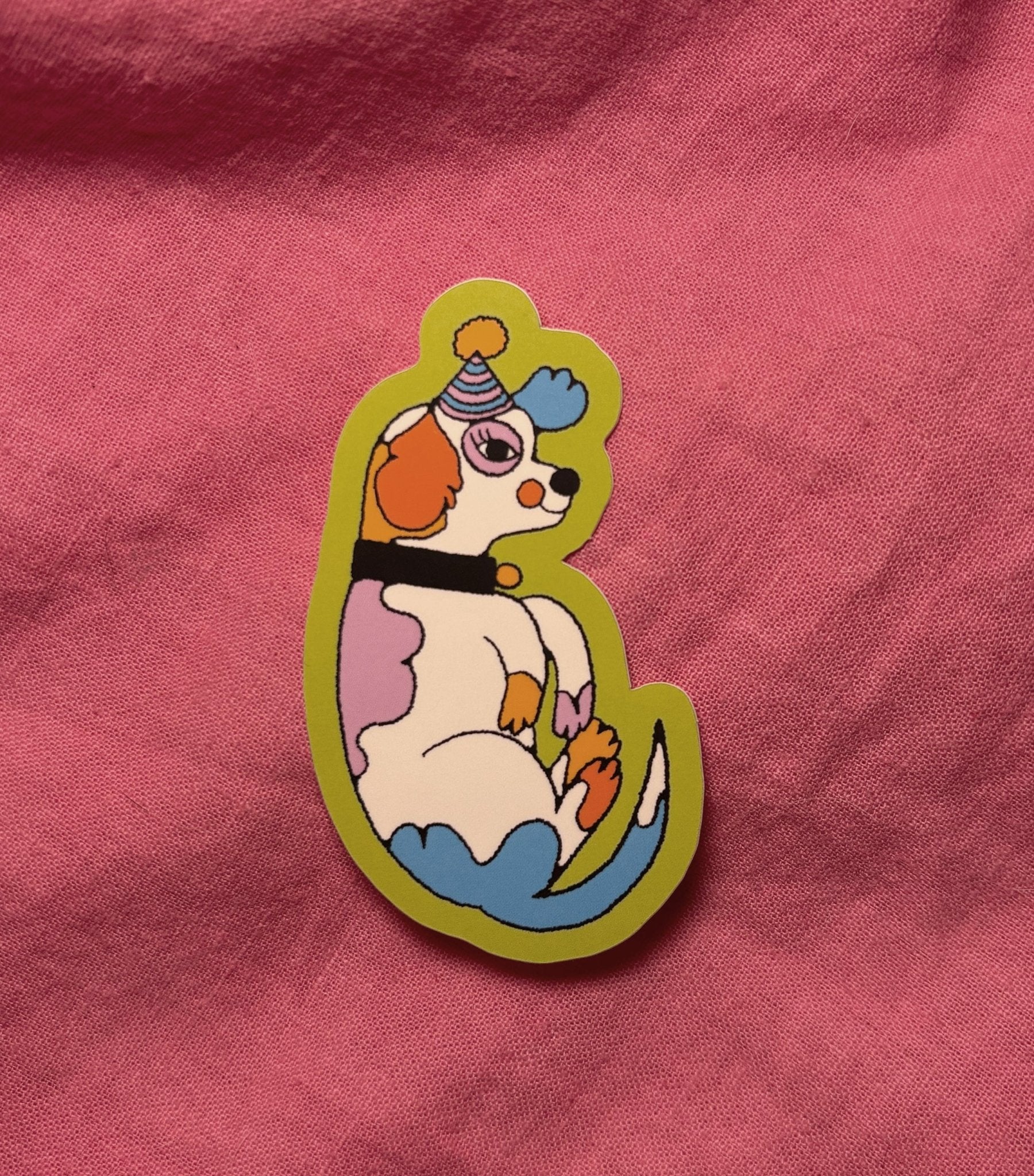 Silly Dog Sticker Stickers La Vie Bien Silly Dog Sticker