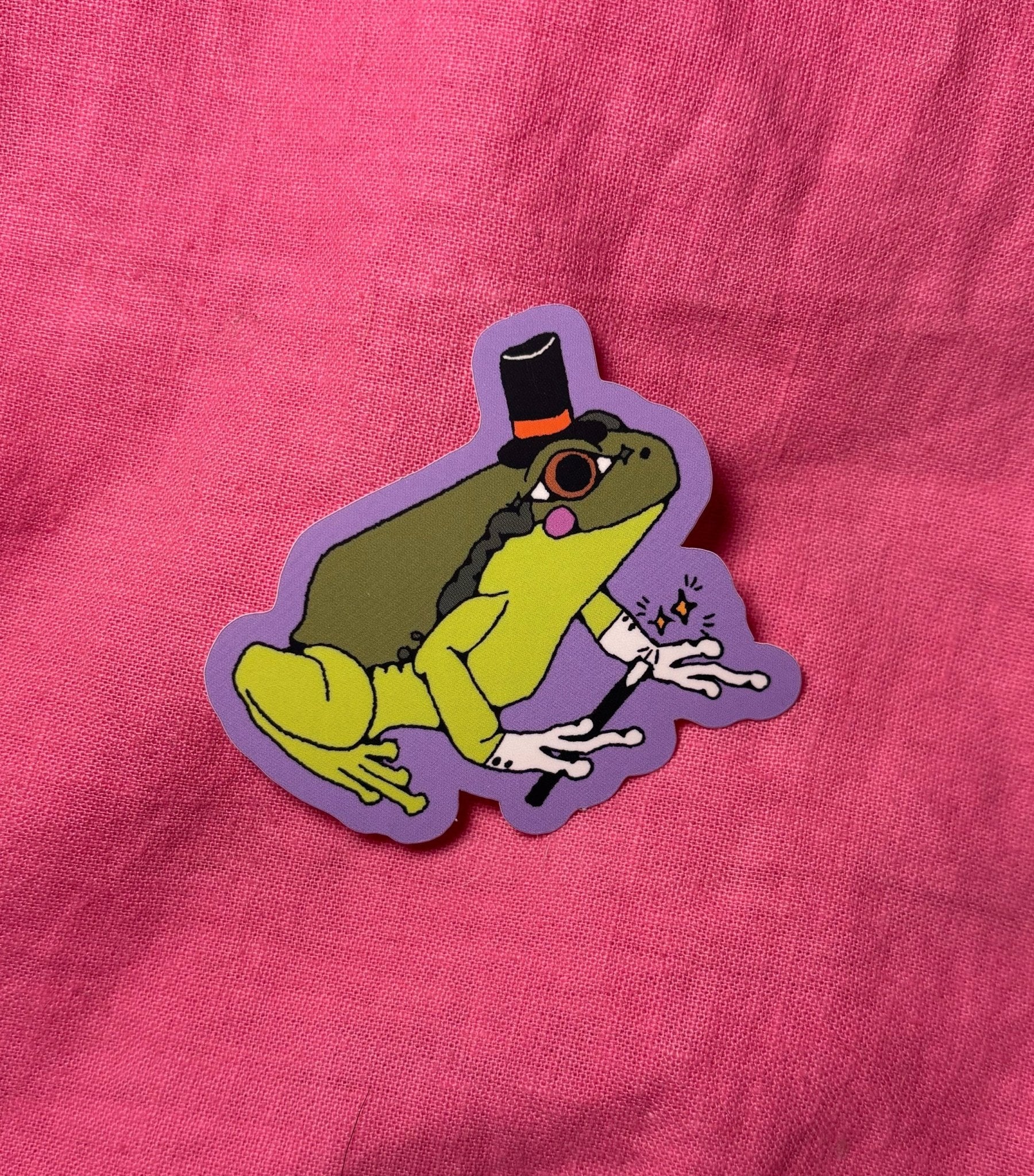 Silly Frog Sticker Stickers La Vie Bien Silly Frog Sticker
