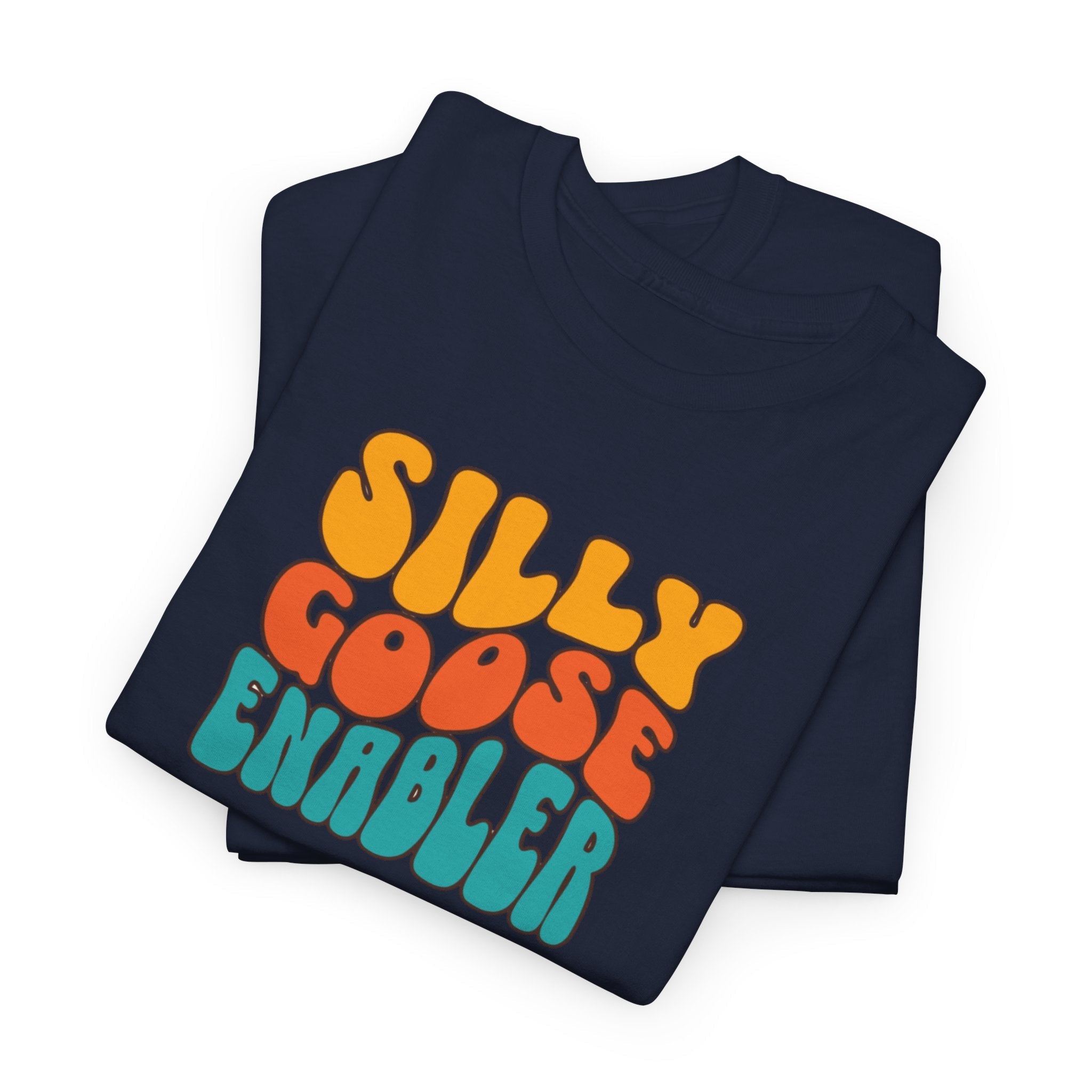 Silly Goose Enabler retro style Tee shirt T-Shirt La Vie Bien Silly Goose Enabler retro style Tee shirt