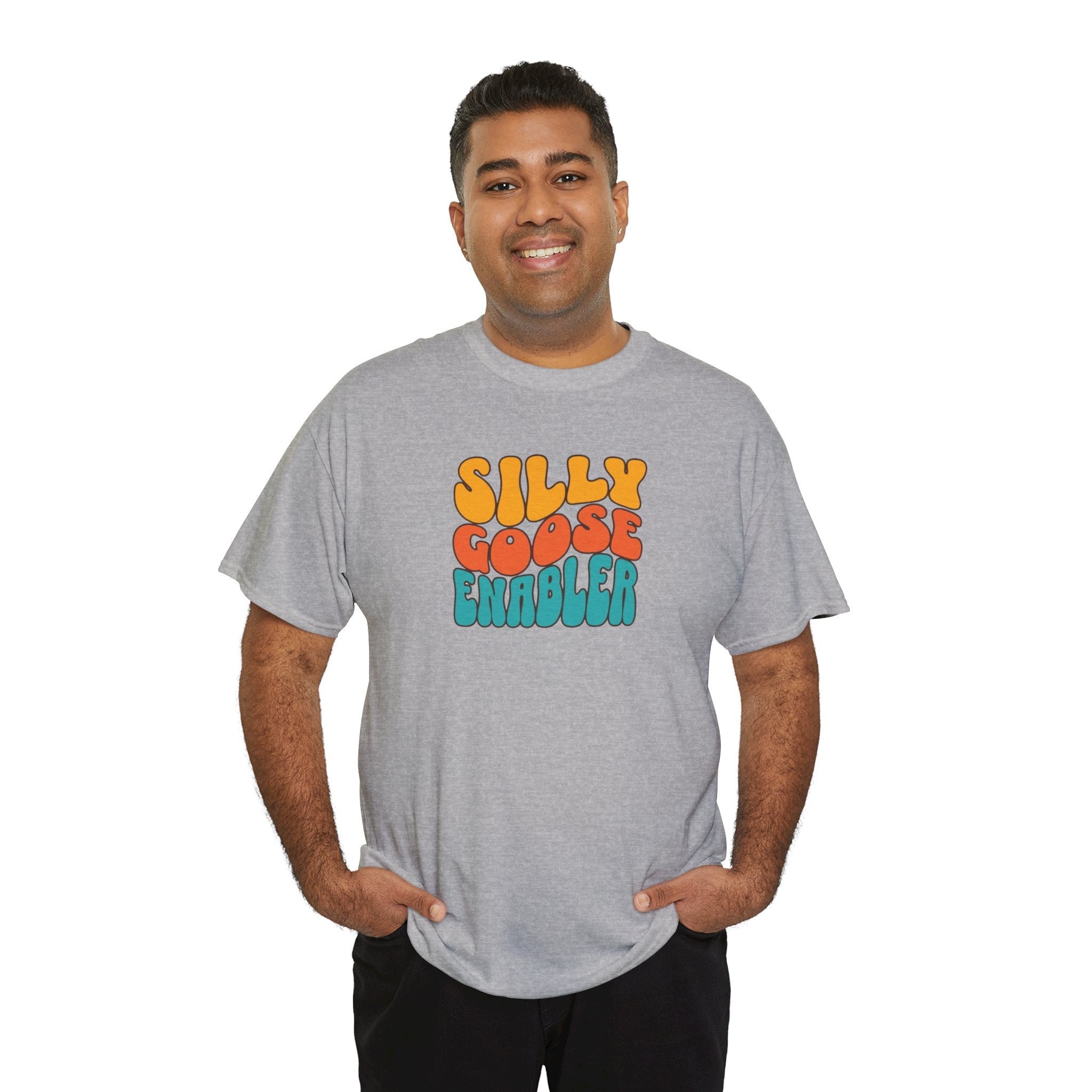 Silly Goose Enabler retro style Tee shirt T-Shirt La Vie Bien Silly Goose Enabler retro style Tee shirt
