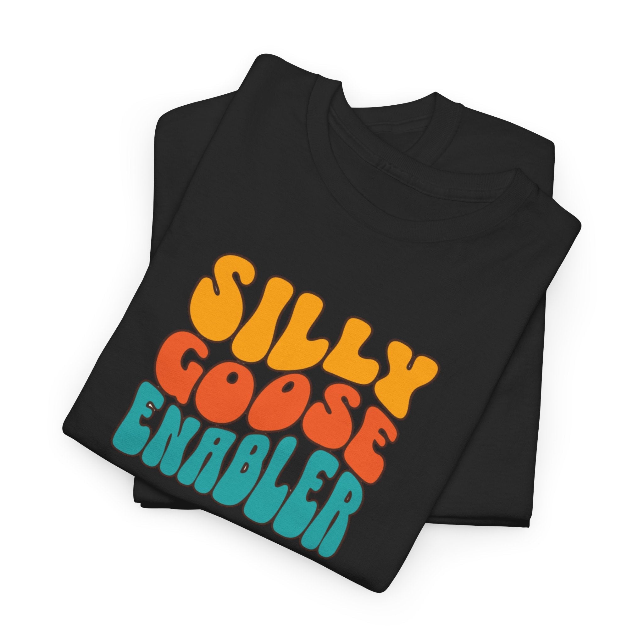 Silly Goose Enabler retro style Tee shirt T-Shirt La Vie Bien Silly Goose Enabler retro style Tee shirt