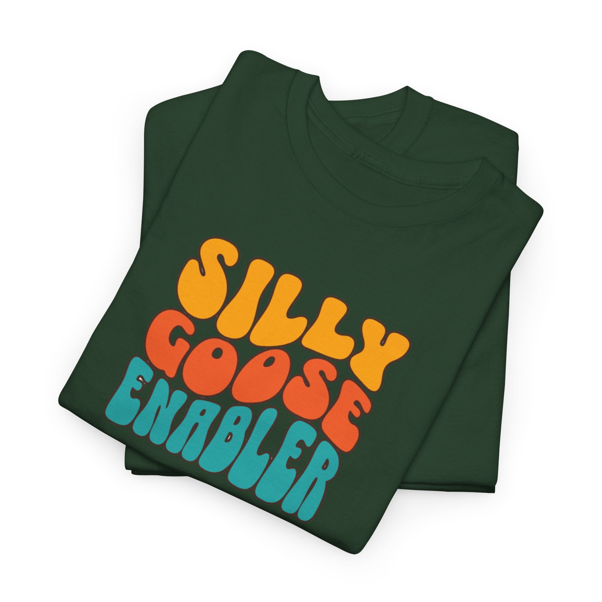 Silly Goose Enabler retro style Tee shirt T-Shirt La Vie Bien Silly Goose Enabler retro style Tee shirt