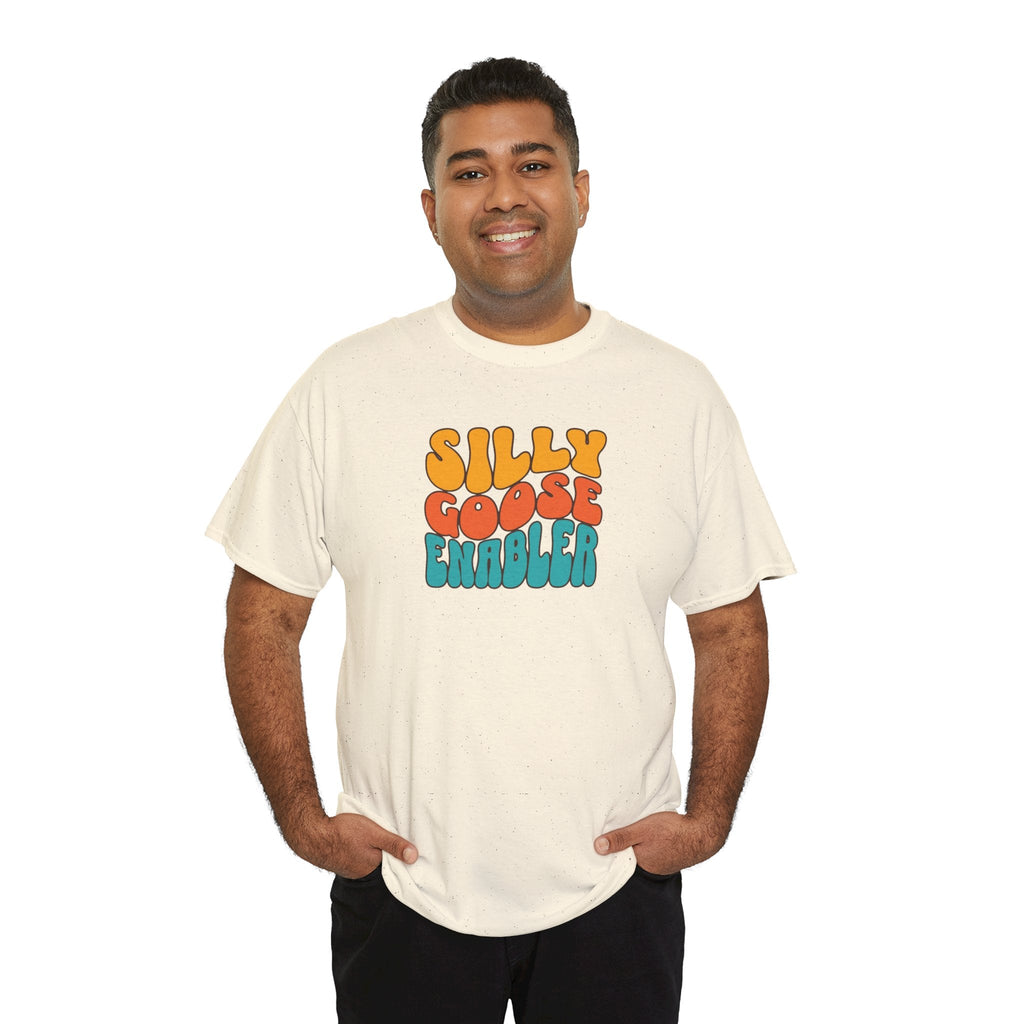 Silly Goose Enabler retro style Tee shirt T-Shirt La Vie Bien Silly Goose Enabler retro style Tee shirt