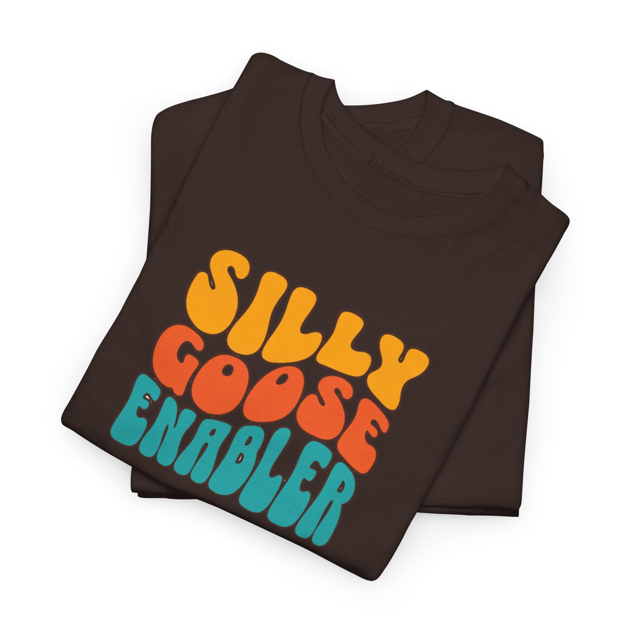 Silly Goose Enabler retro style Tee shirt T-Shirt La Vie Bien Silly Goose Enabler retro style Tee shirt