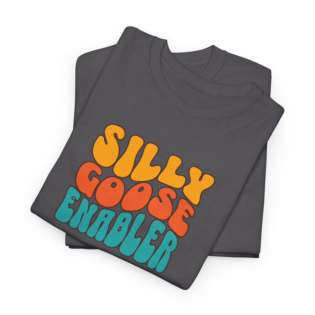 Silly Goose Enabler retro style Tee shirt T-Shirt La Vie Bien Silly Goose Enabler retro style Tee shirt