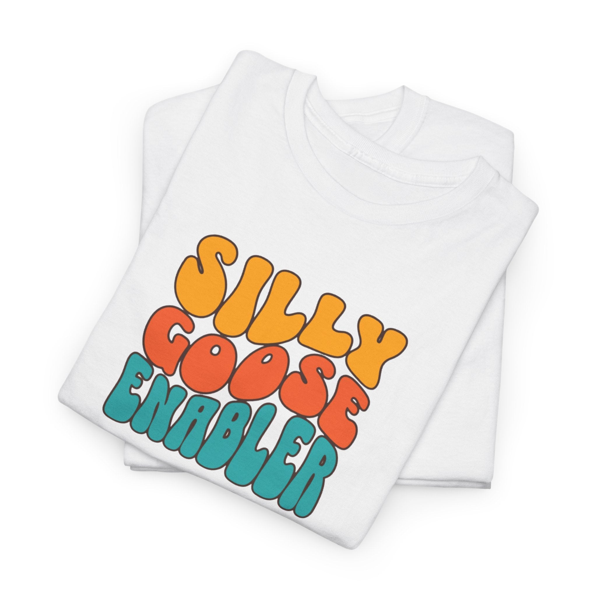 Silly Goose Enabler retro style Tee shirt T-Shirt La Vie Bien Silly Goose Enabler retro style Tee shirt