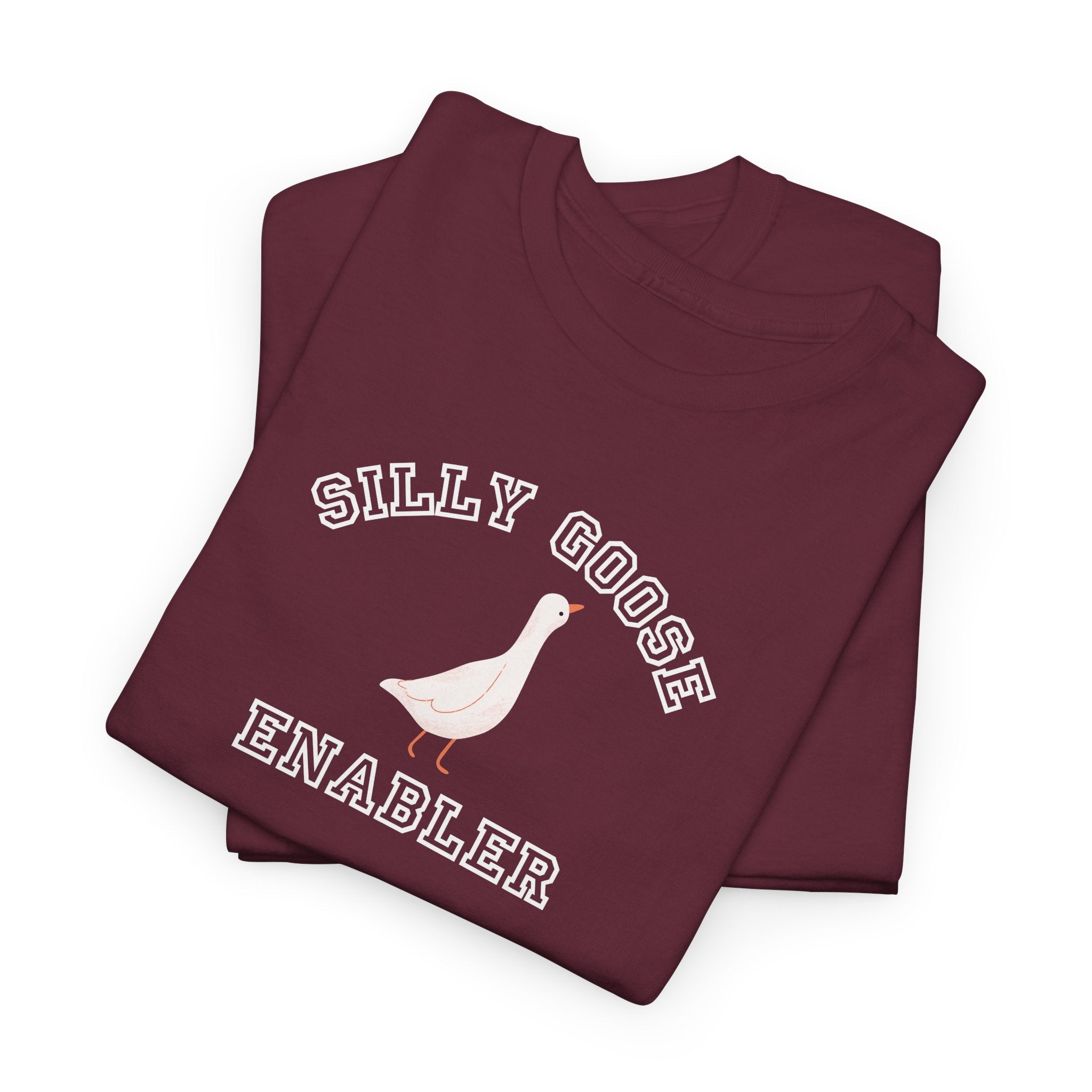 Silly Goose Enabler T-Shirt, funny Goose Graphic Tee, Funny Bird Shirt T-Shirt La Vie Bien Silly Goose Enabler T-Shirt, funny Goose Graphic Tee, Funny Bird Shirt