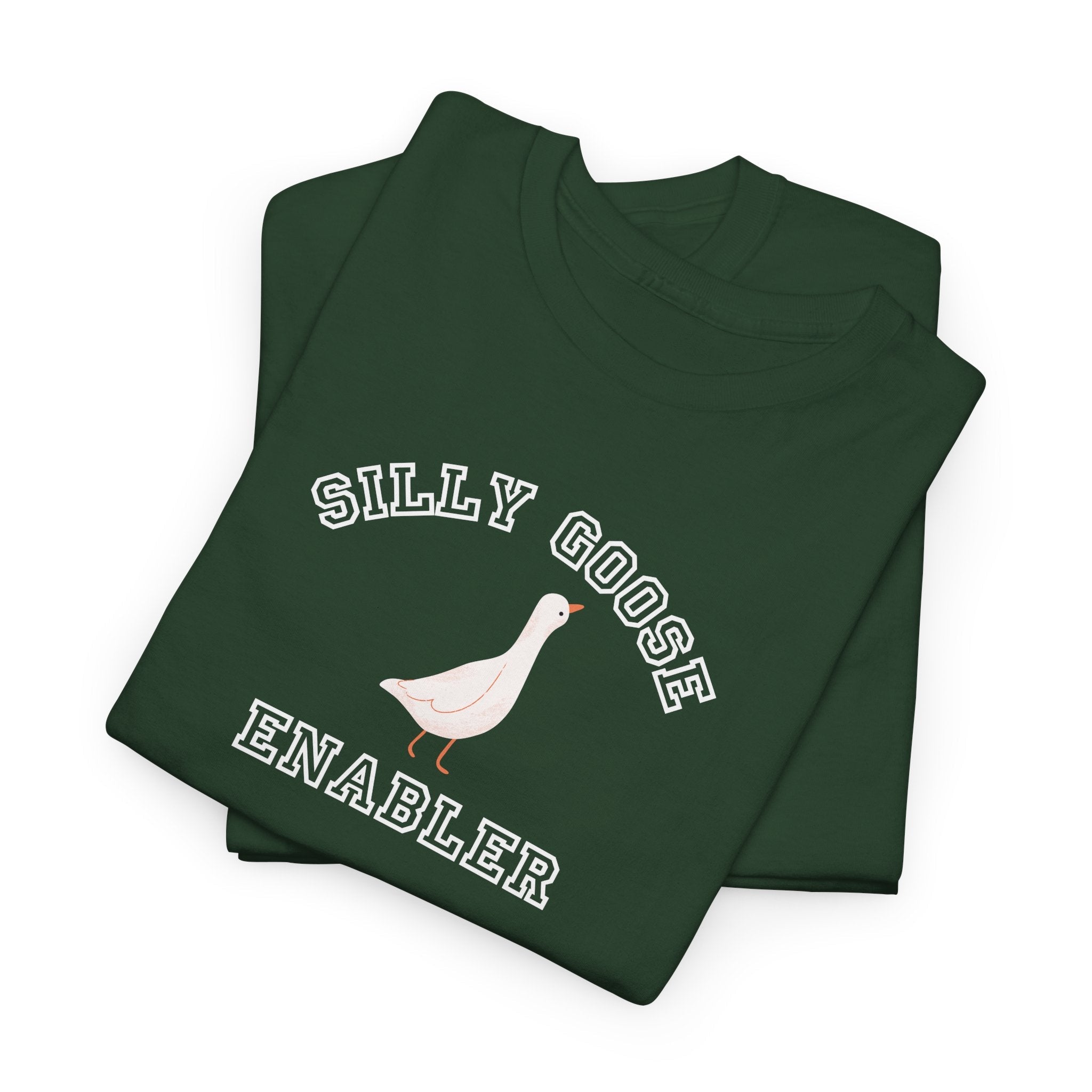 Silly Goose Enabler T-Shirt, funny Goose Graphic Tee, Funny Bird Shirt T-Shirt La Vie Bien Silly Goose Enabler T-Shirt, funny Goose Graphic Tee, Funny Bird Shirt