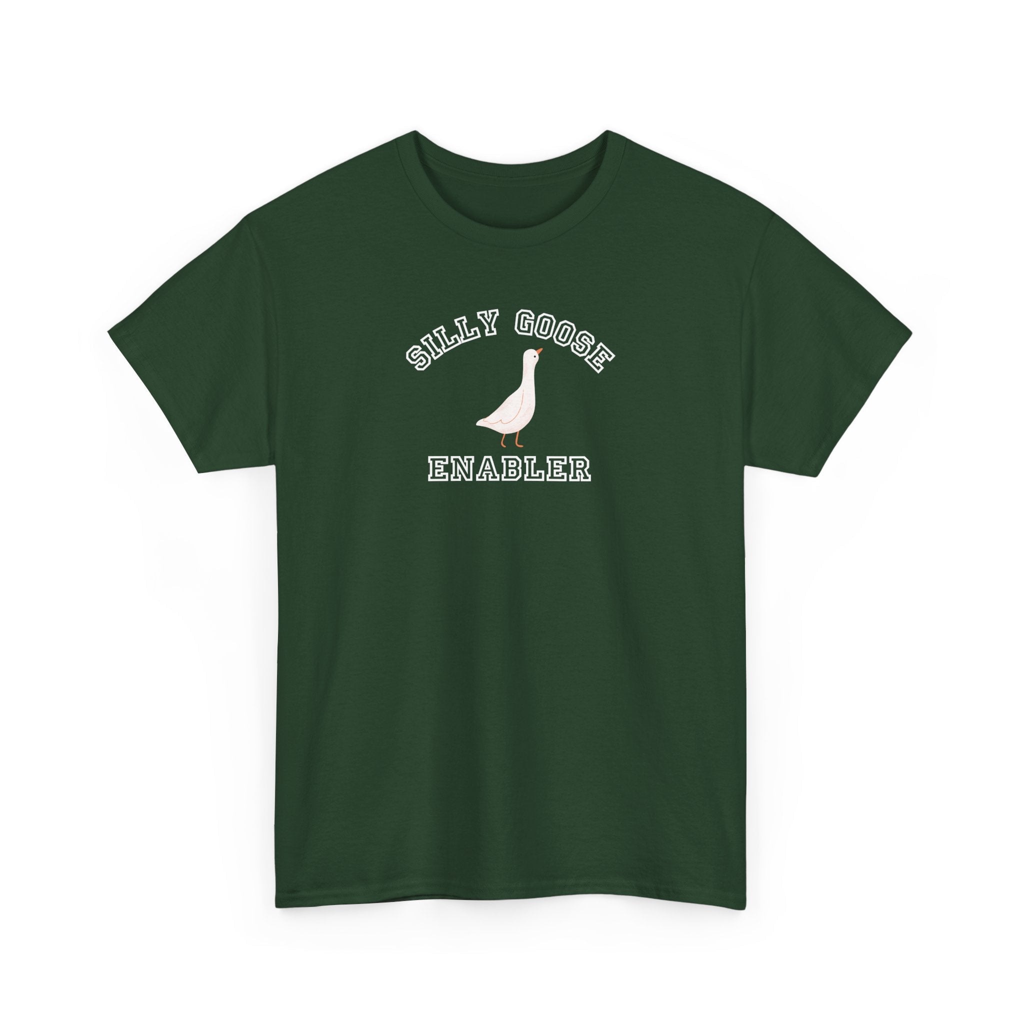 Silly Goose Enabler T-Shirt, funny Goose Graphic Tee, Funny Bird Shirt T-Shirt La Vie Bien Silly Goose Enabler T-Shirt, funny Goose Graphic Tee, Funny Bird Shirt