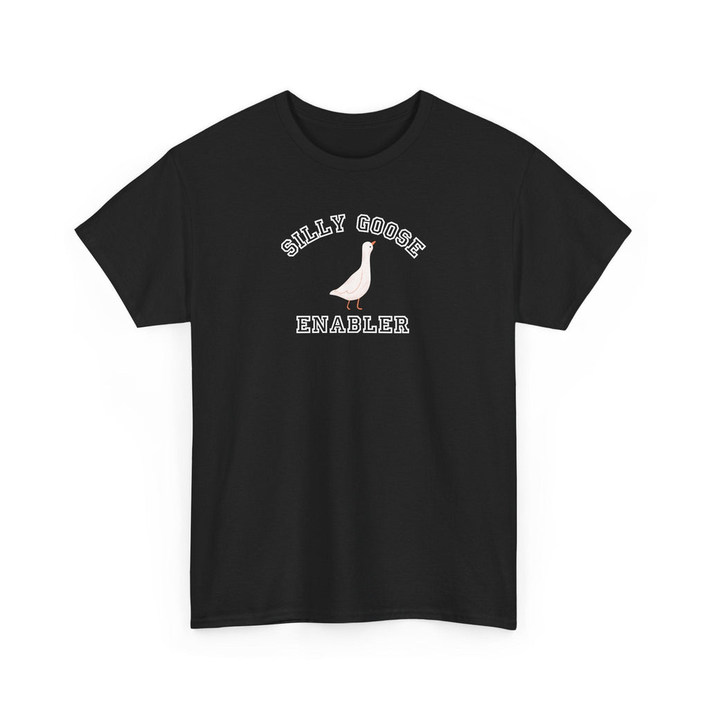 Silly Goose Enabler T-Shirt, funny Goose Graphic Tee, Funny Bird Shirt T-Shirt La Vie Bien Silly Goose Enabler T-Shirt, funny Goose Graphic Tee, Funny Bird Shirt