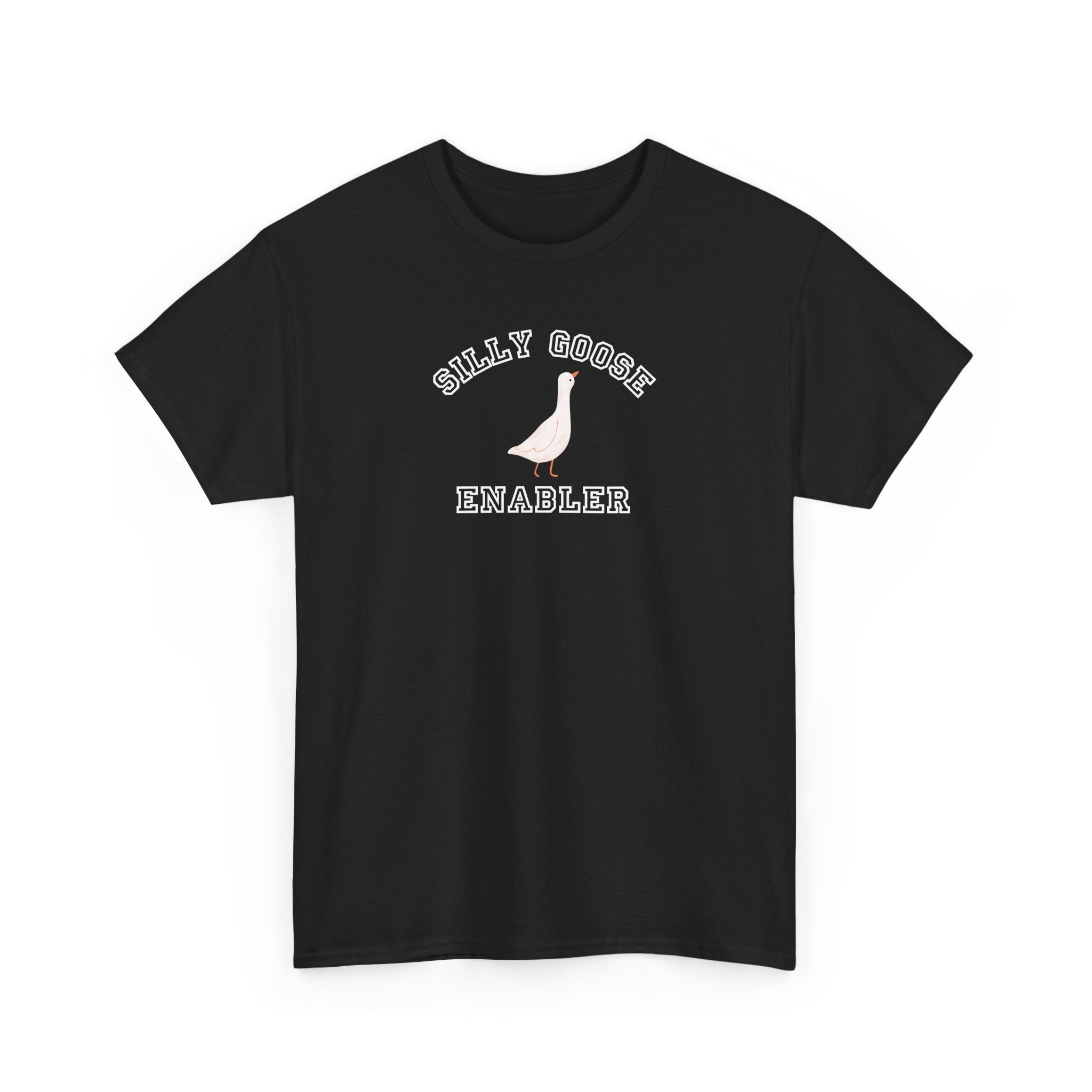 Silly Goose Enabler T-Shirt, funny Goose Graphic Tee, Funny Bird Shirt T-Shirt La Vie Bien Silly Goose Enabler T-Shirt, funny Goose Graphic Tee, Funny Bird Shirt