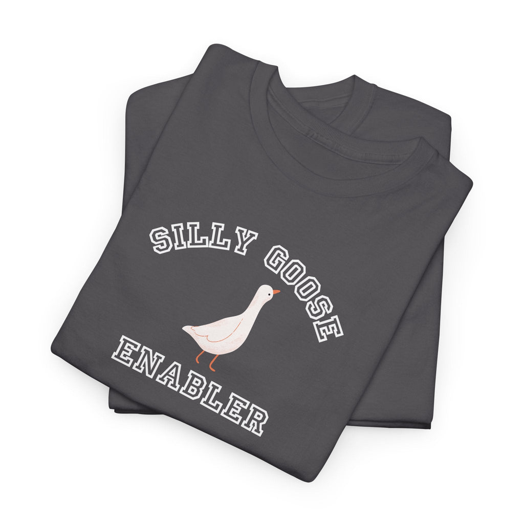 Silly Goose Enabler T-Shirt, funny Goose Graphic Tee, Funny Bird Shirt T-Shirt La Vie Bien Silly Goose Enabler T-Shirt, funny Goose Graphic Tee, Funny Bird Shirt
