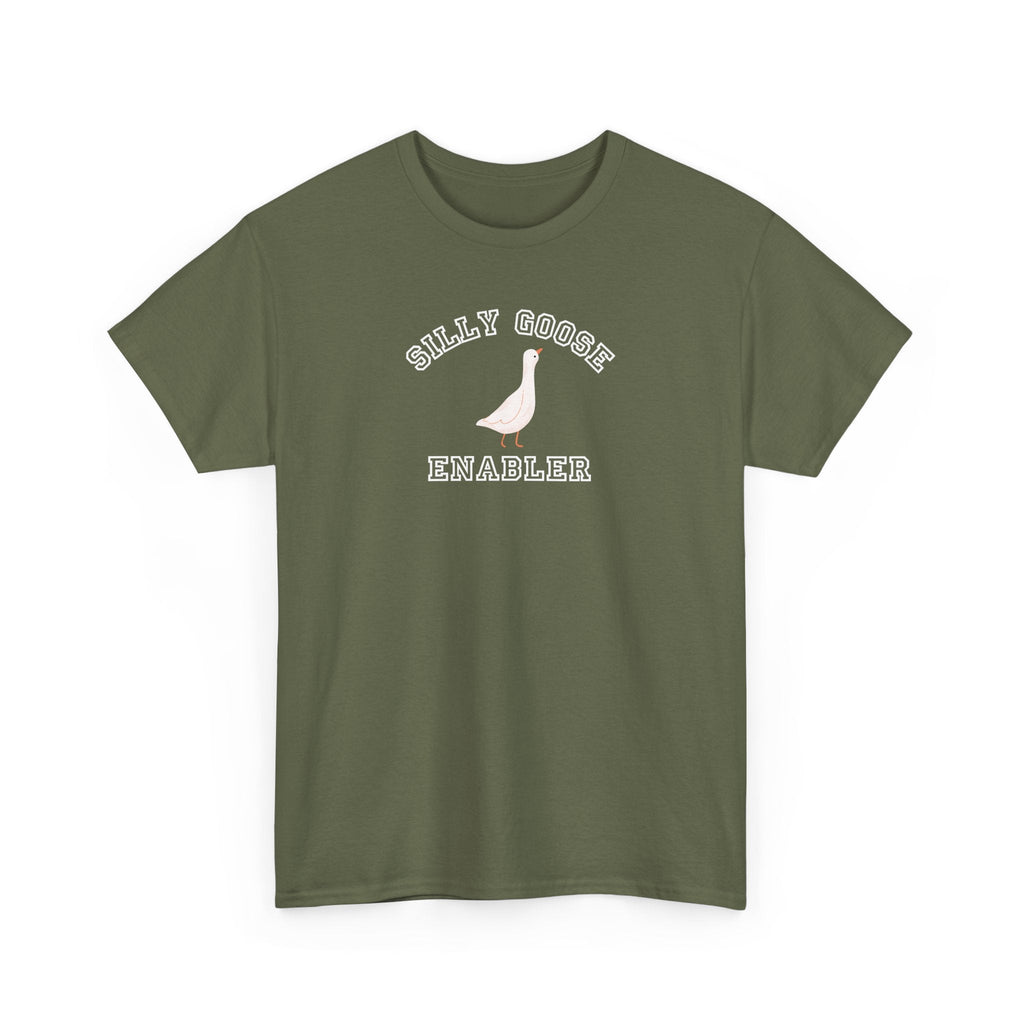 Silly Goose Enabler T-Shirt, funny Goose Graphic Tee, Funny Bird Shirt T-Shirt La Vie Bien Silly Goose Enabler T-Shirt, funny Goose Graphic Tee, Funny Bird Shirt